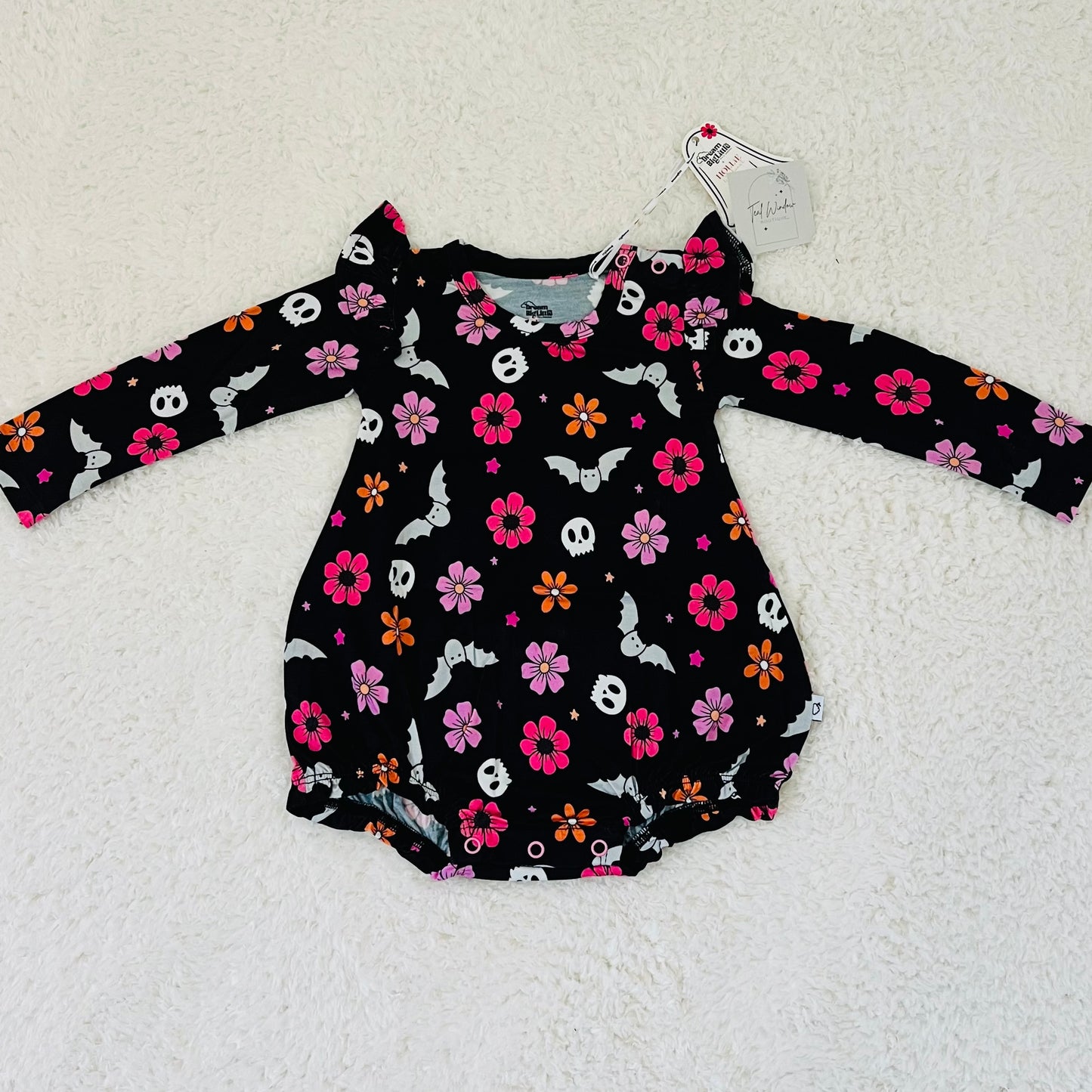 Bats Bamboo Bubble Romper