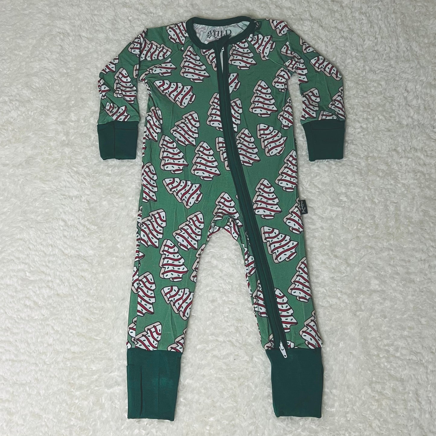 Christmas Tree Cakes Bamboo Zippy