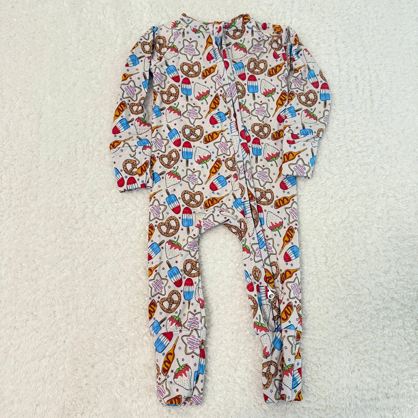 Patriotic Snacks Bamboo Zippy