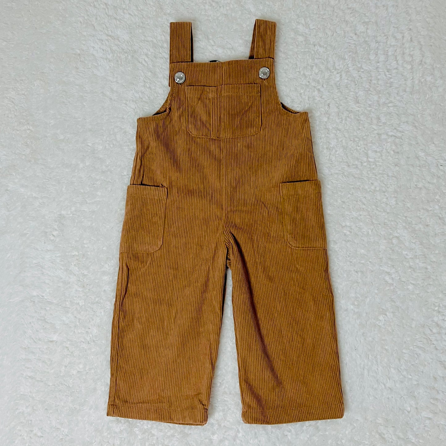 Caramel Corduroy Overalls