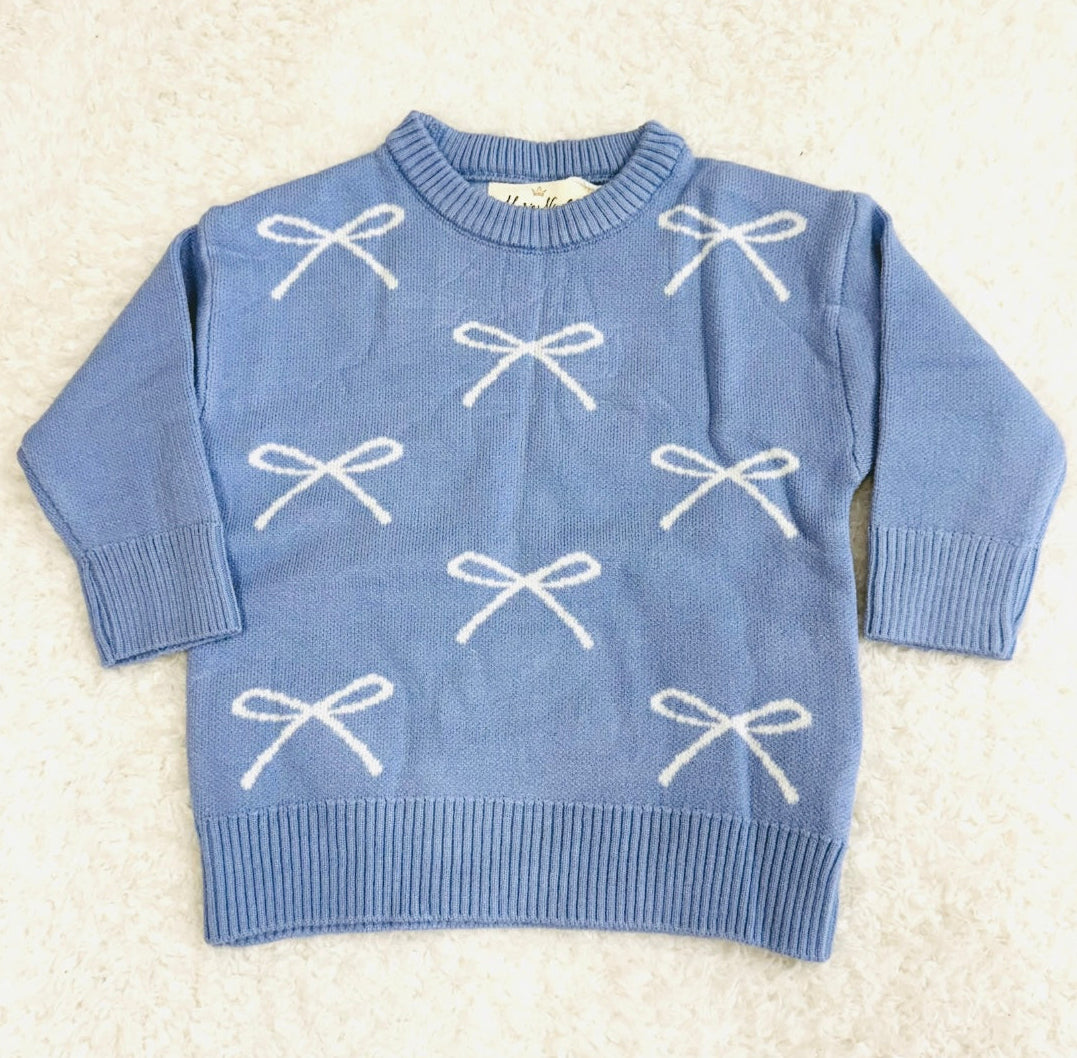 Periwinkle Ribbon Sweater