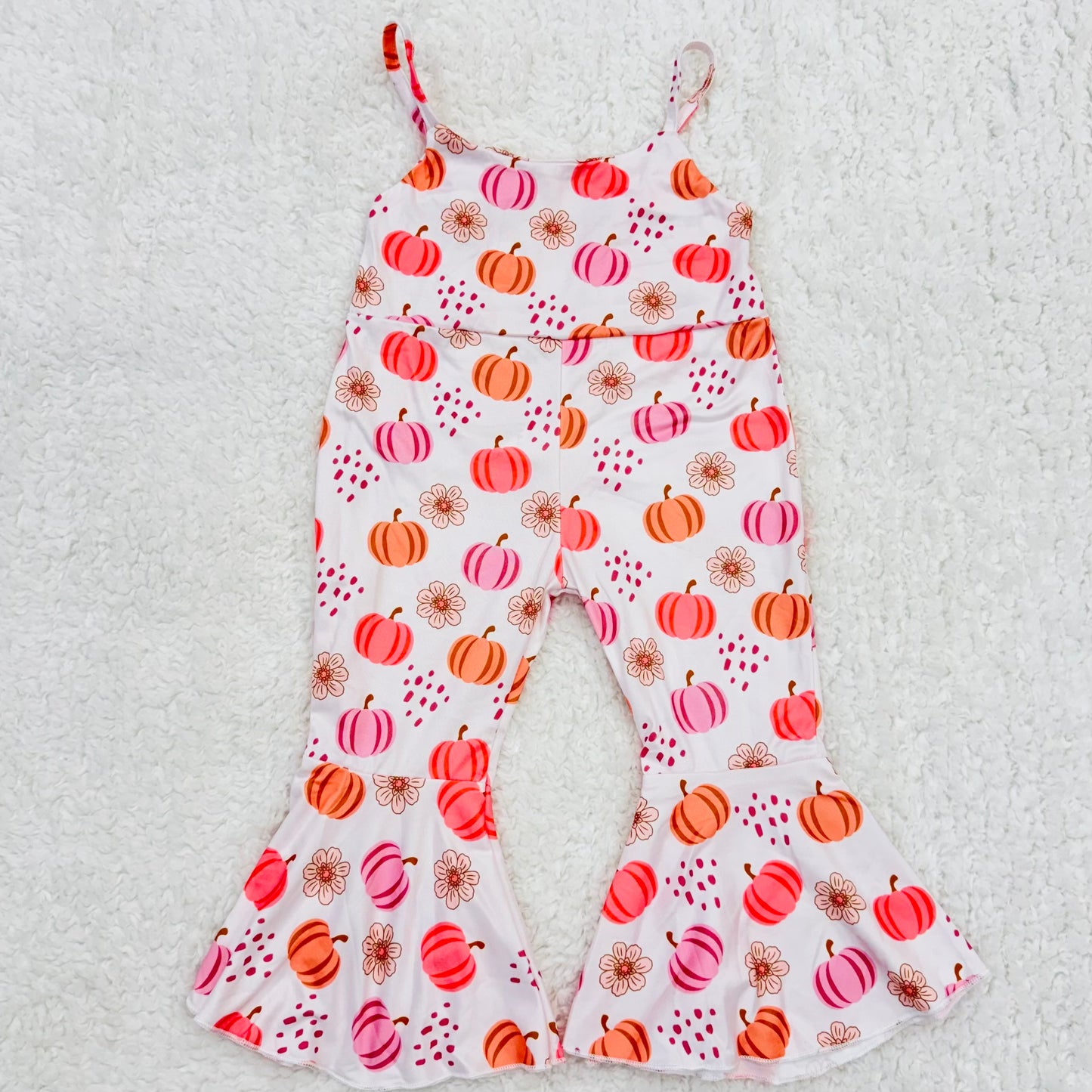 Pretty Pink Pumpkin Romper