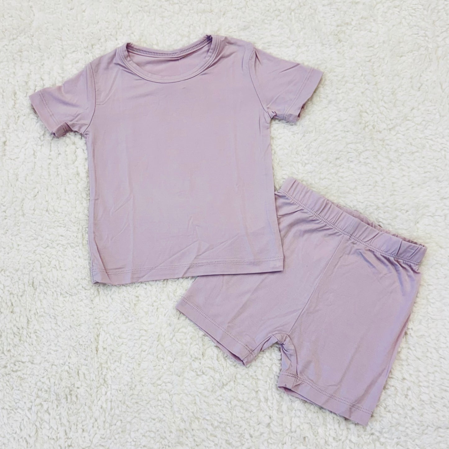 Lavender Bamboo Short Set