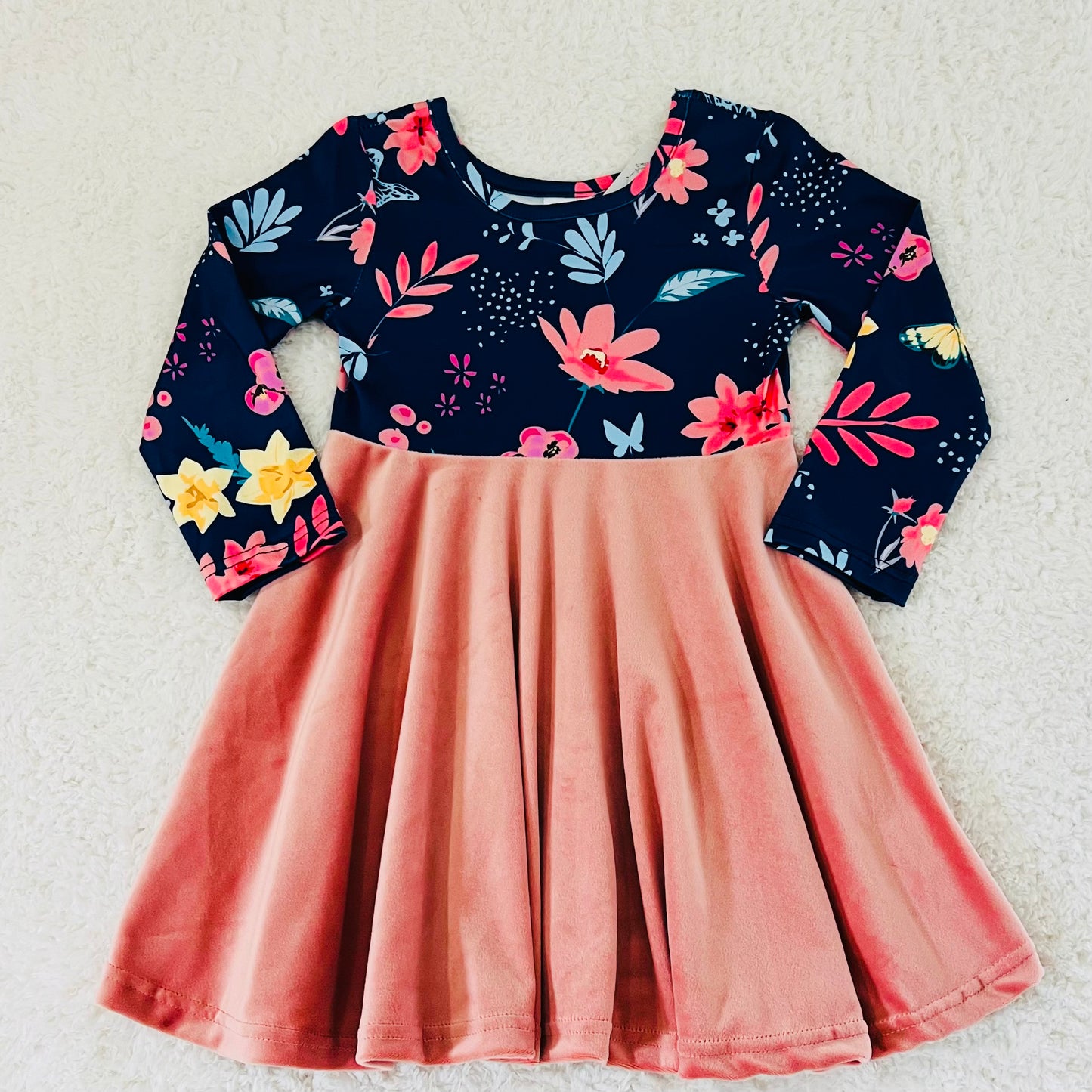 Velvet Twirl Dress