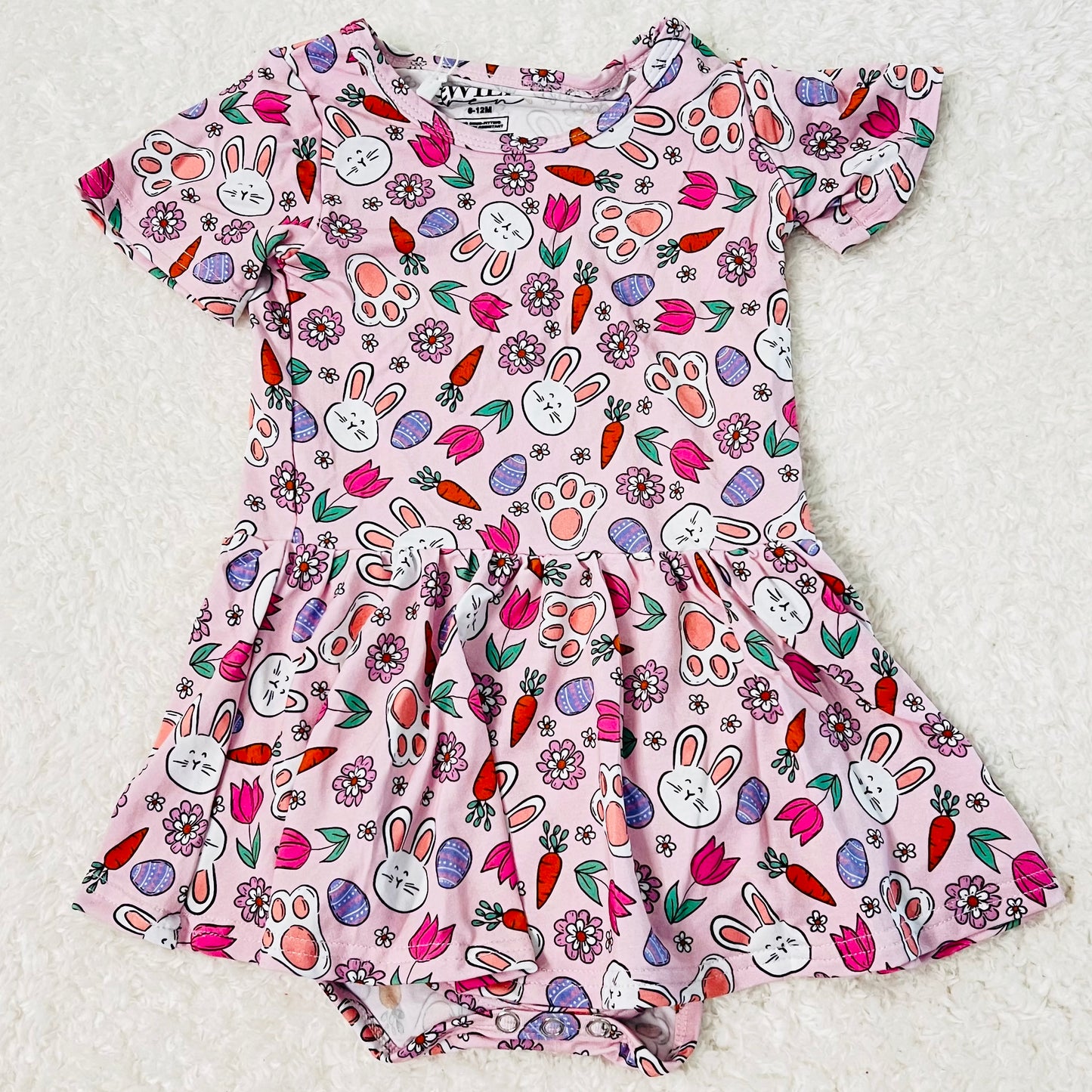 Easter Bamboo Twirl Bodysuit