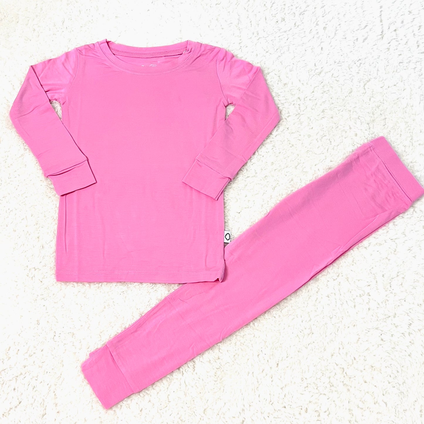 Bubblegum Pink Bamboo Set