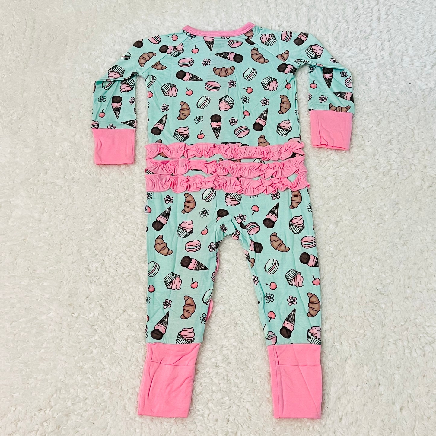Sweet Treats Ruffle Bamboo Zippy