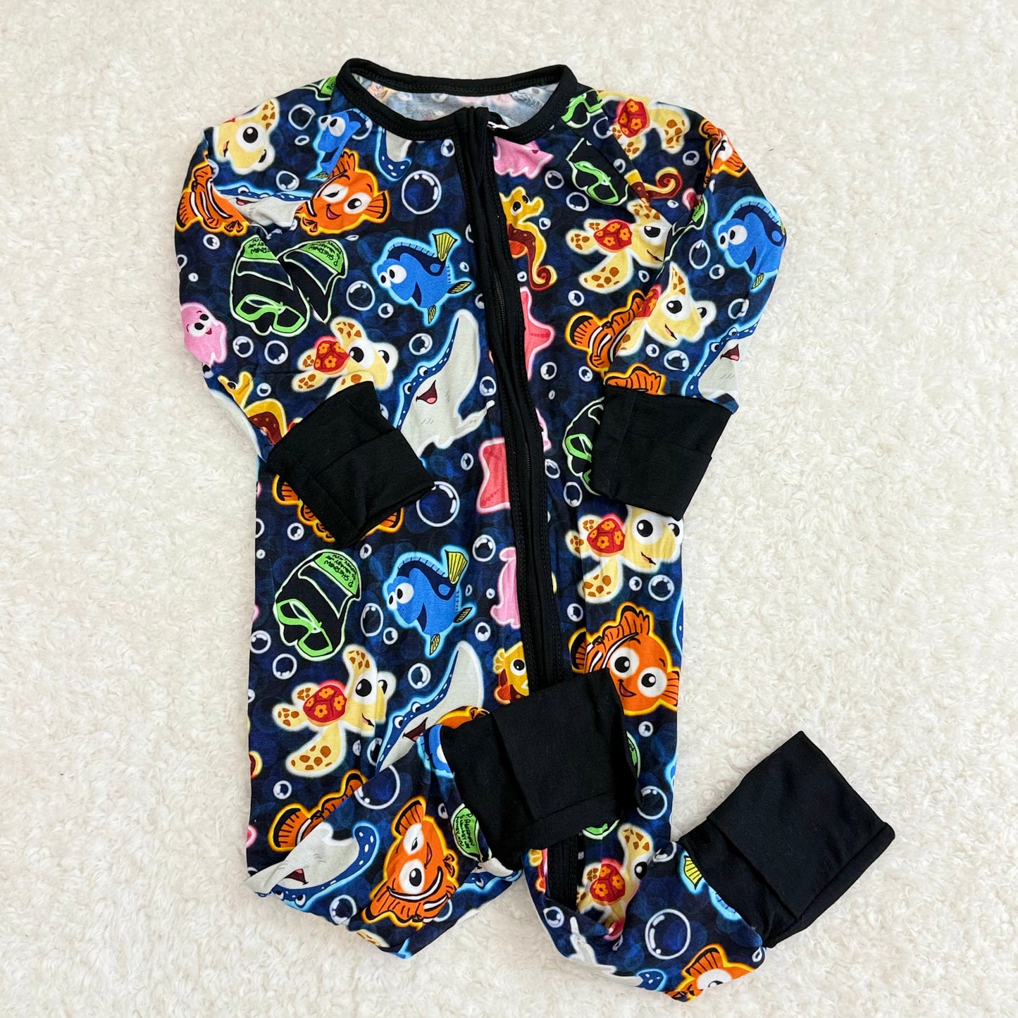 Just Keep Swimming Bamboo Zippy