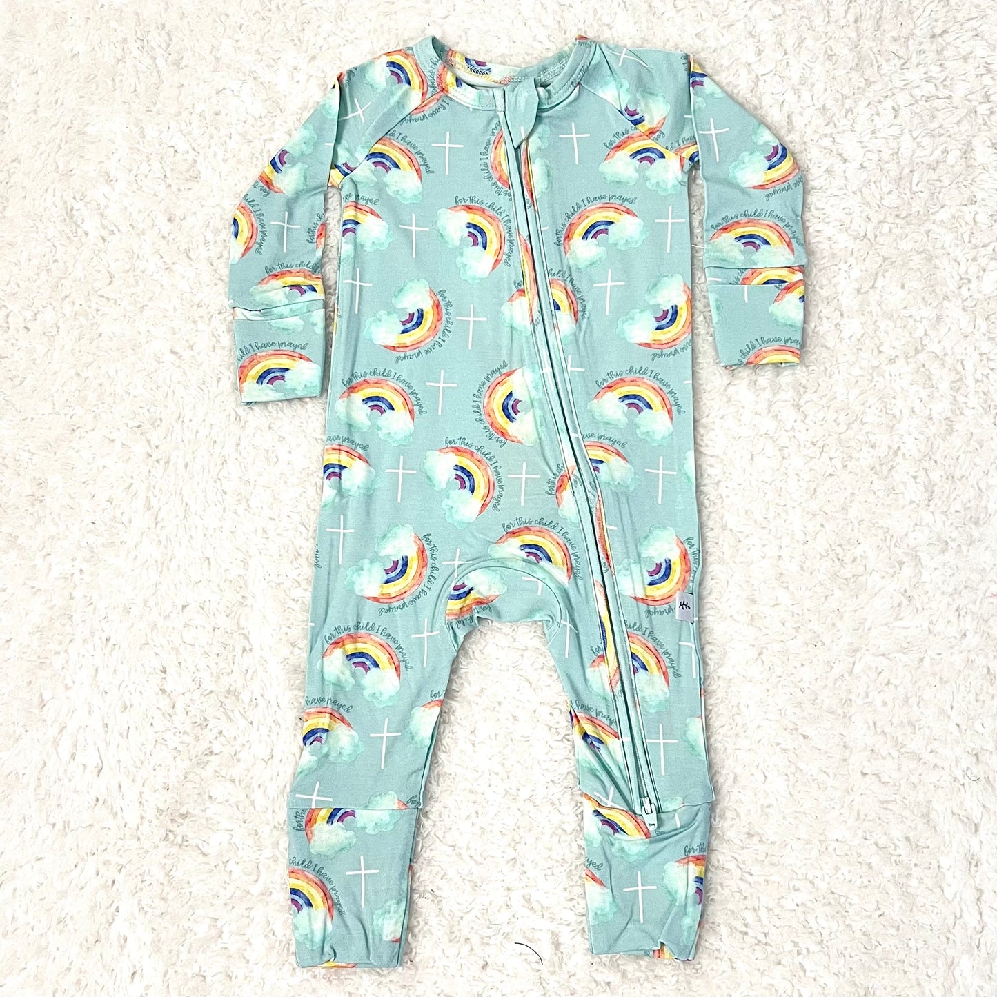 For This Child I Have Prayed Bamboo Zippy
