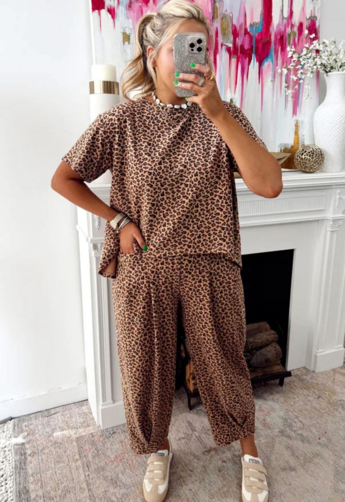 Leopard Barrel Set