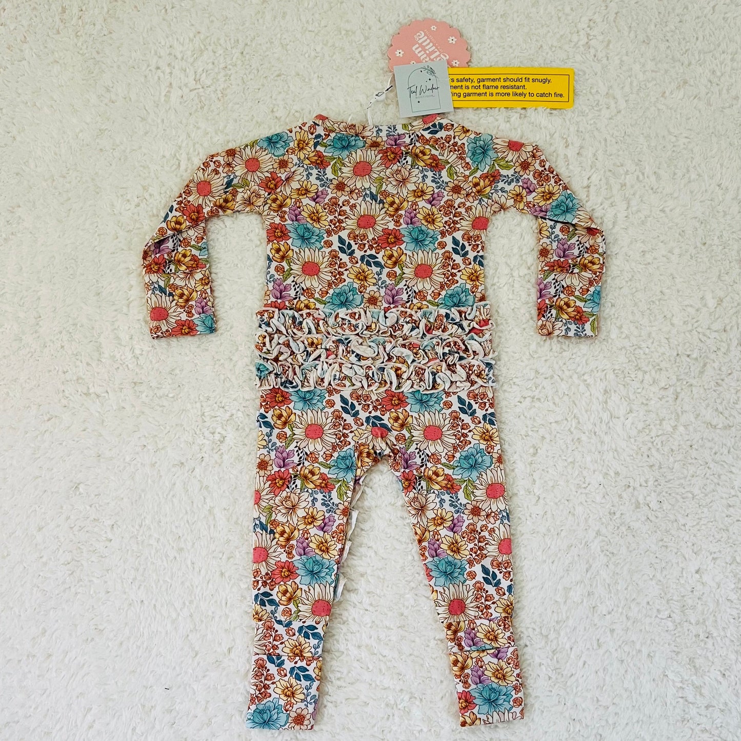 Flower Fields Bamboo Zippy