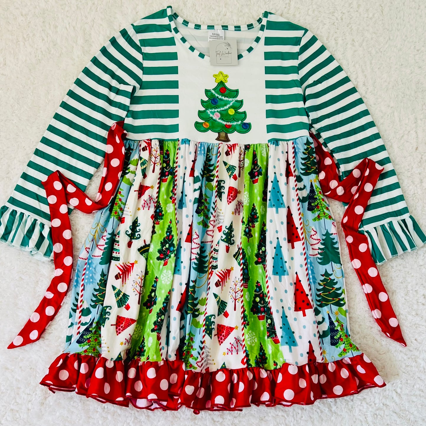 Patchwork Holiday Dress