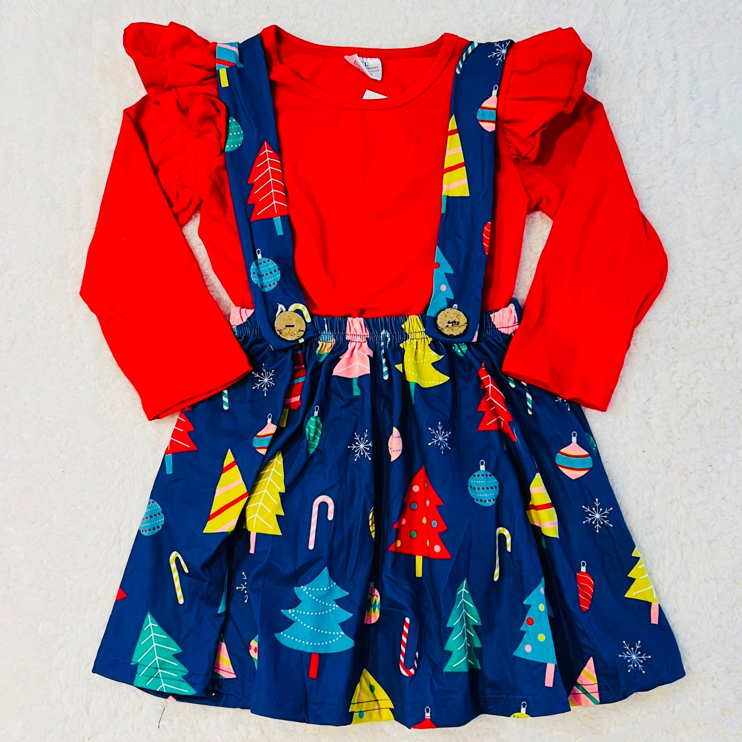 Overall Christmas Dress