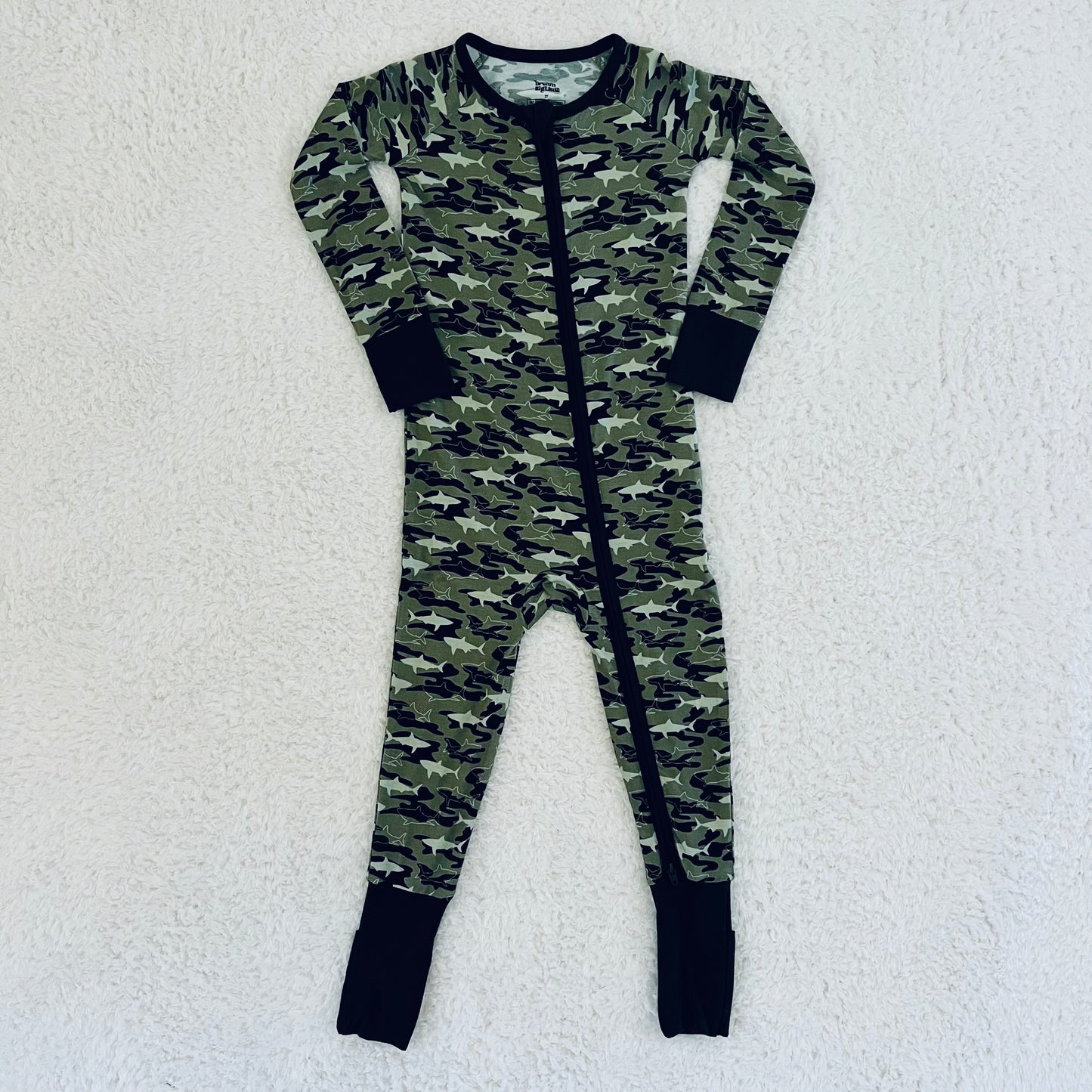 Camo Shark Bamboo Zippy