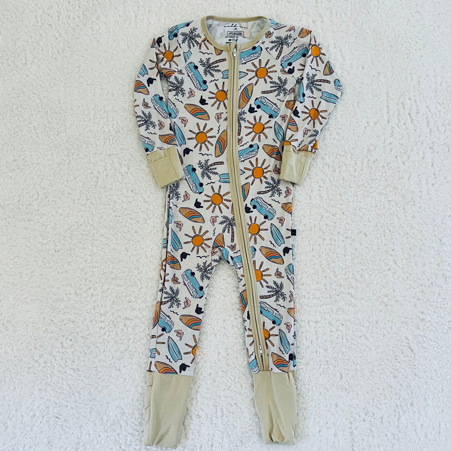 Muted Summer Bamboo Zippy