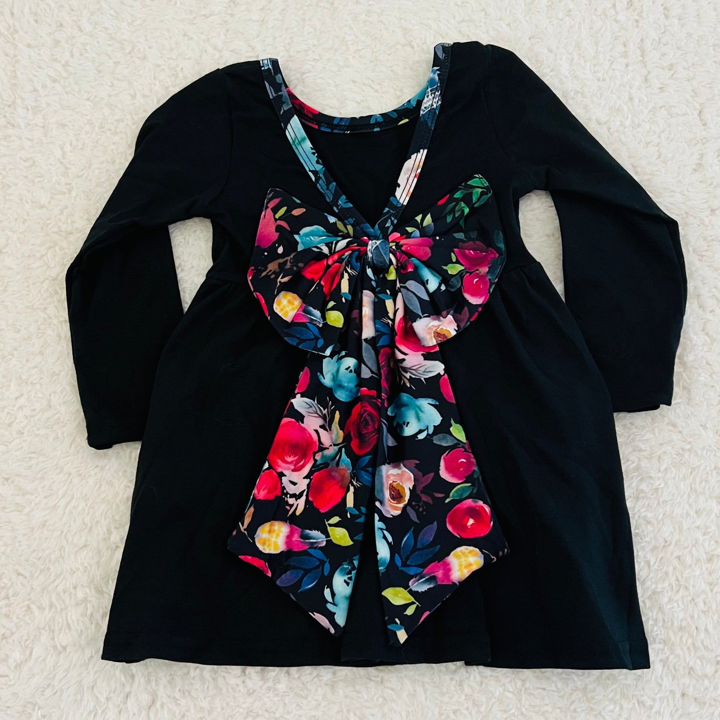 Floral Bowback Dress