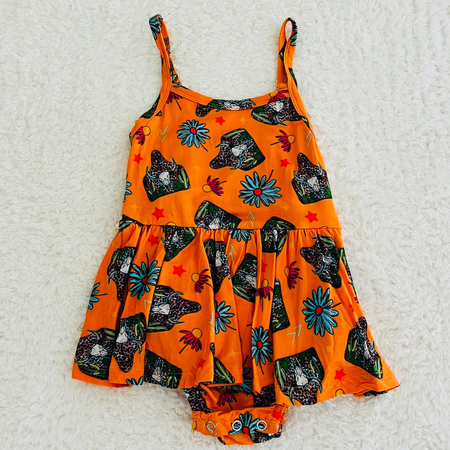 Neon Western Twirl Bodysuit