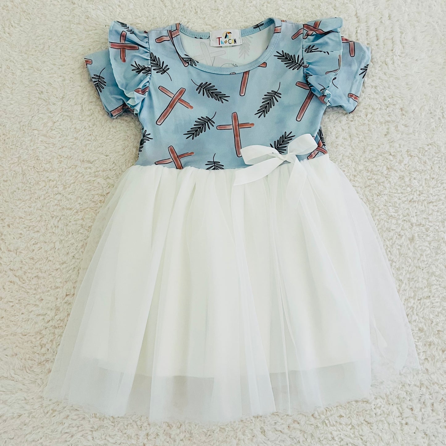 Cross Tulle Dress