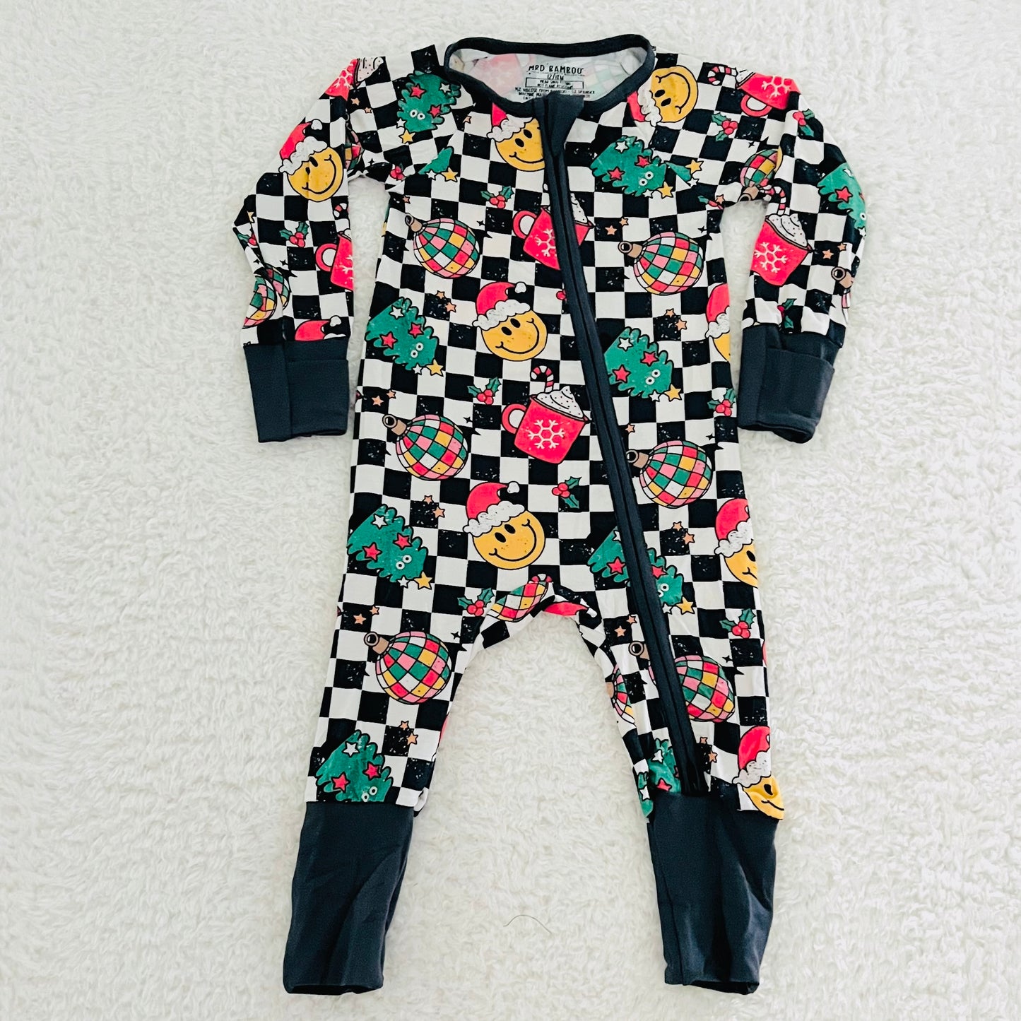 Retro Christmas Bamboo Zippy