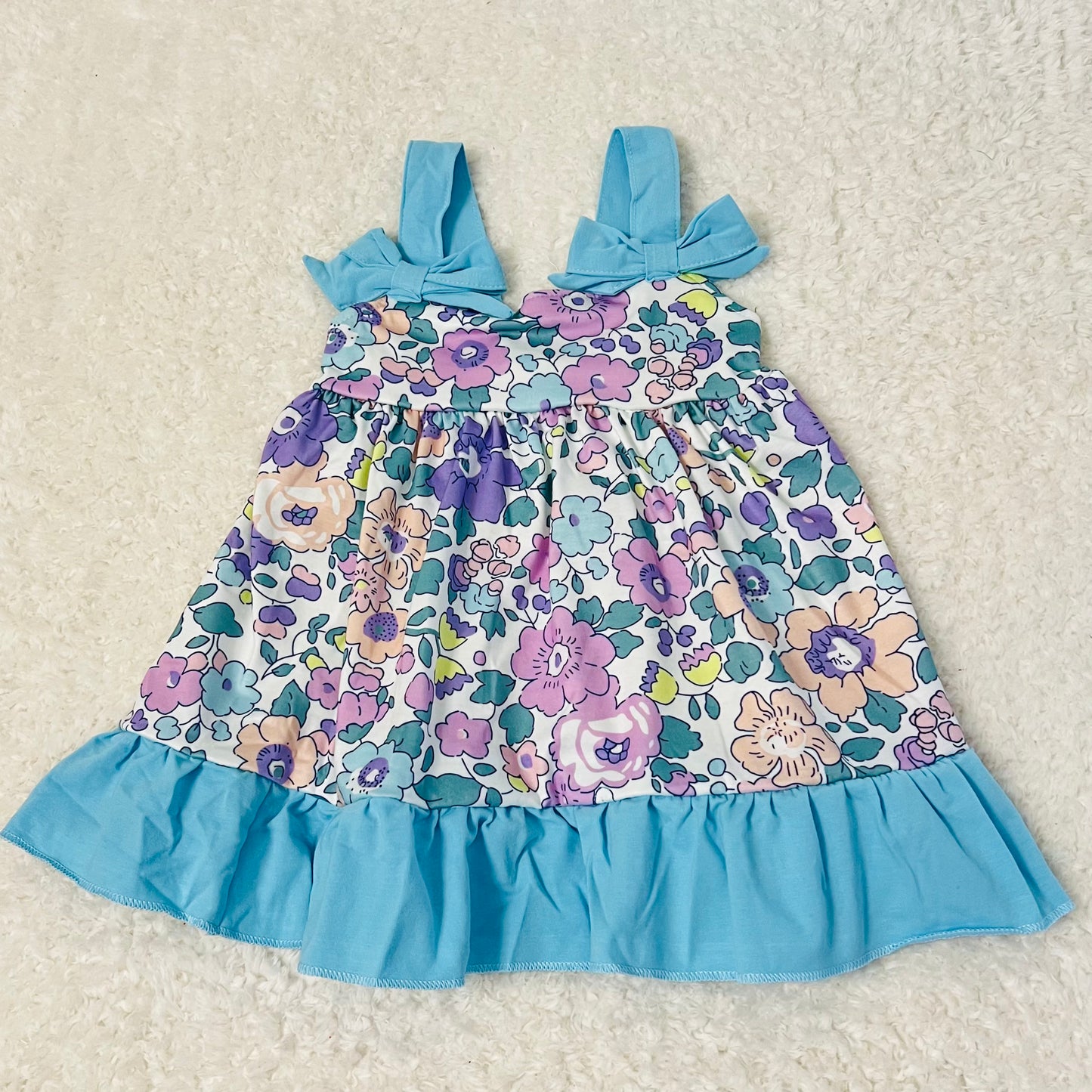 Blue Floral Dress