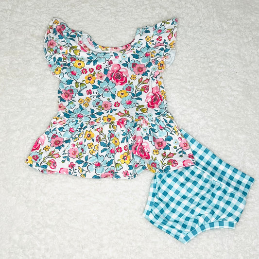 Floral Bummie Set