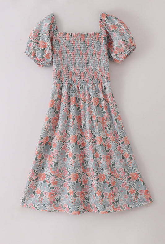 Floral Smocked Dress