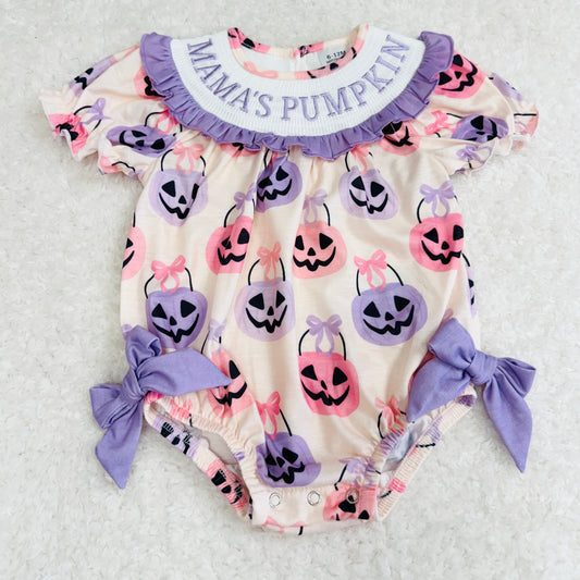 Mama’s Pumpkin Girl Romper