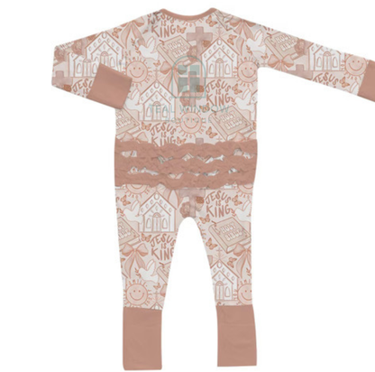 Pre-Order: God is Good RUFFLE Zippy *TWB CUSTOM*