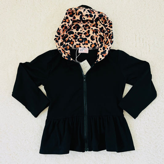 Leopard Milk Silk Jacket