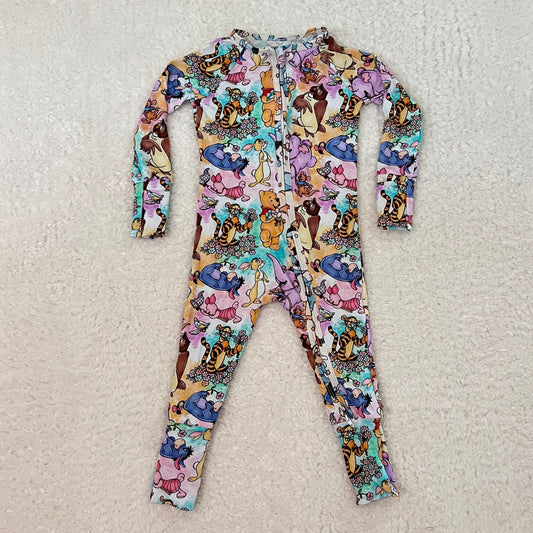 Pastel Pooh Bamboo Zippy