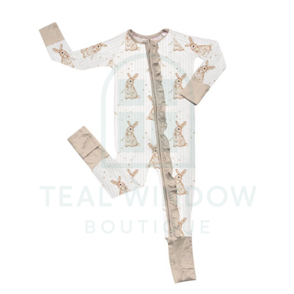 Pre-Order: Cotton Tail Classic RUFFLE Zippy *TWB CUSTOM*