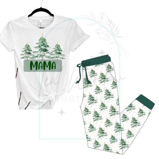 Pre-Order: Evergreen Dreams ADULT Joggers & Name T-Shirt *TWB CUSTOM*