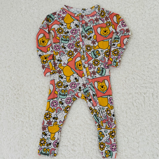 Pooh Love Bamboo Zippy
