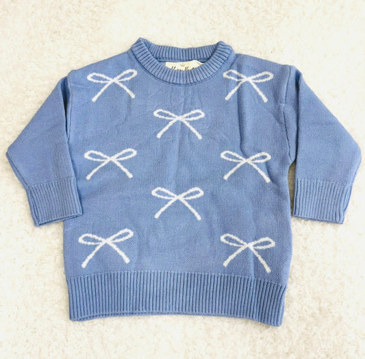 Periwinkle Ribbon Sweater