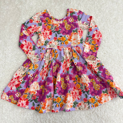 Lavender Fields Bow Back Dress with Pockets