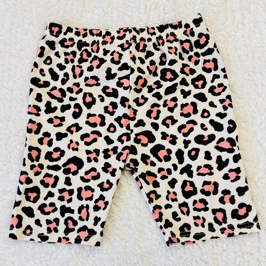 Pink Cheetah Youth Biker Shorts