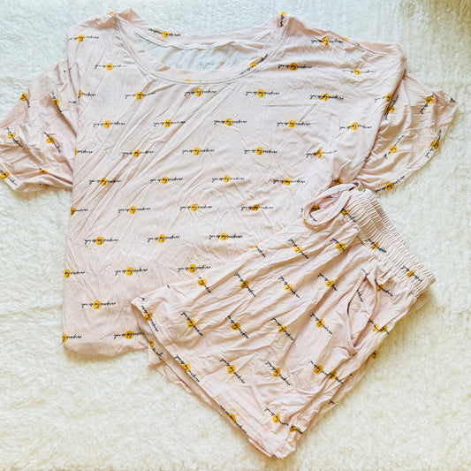 You are my Sunshine Adult Bamboo Lounge Set *TWB CUSTOM*