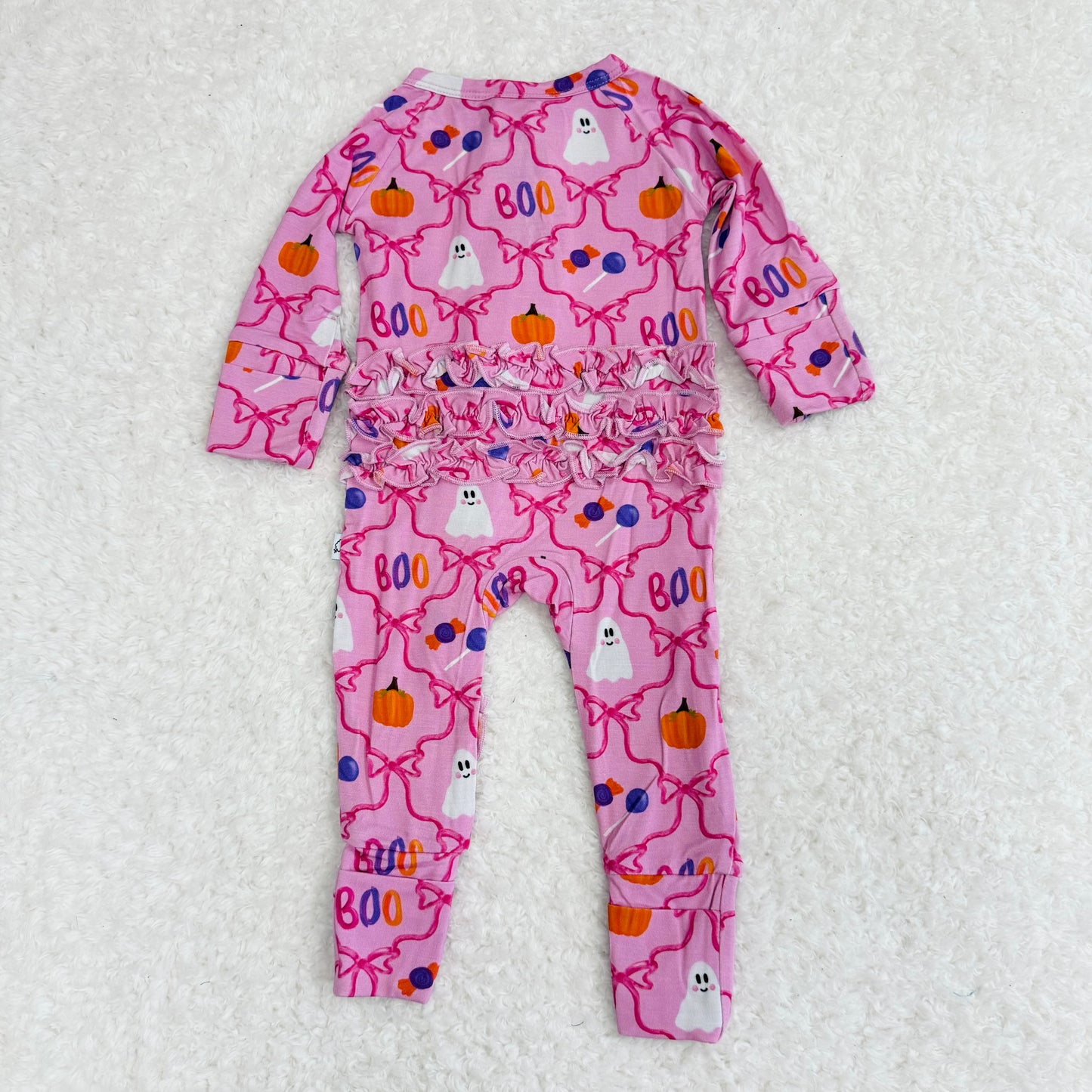 Berry Sweet Boo Ruffle Bamboo Zippy