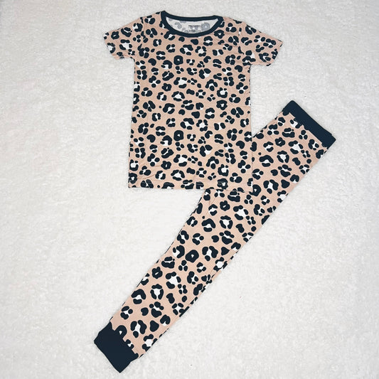 Leopard Short Sleeve Bamboo Set