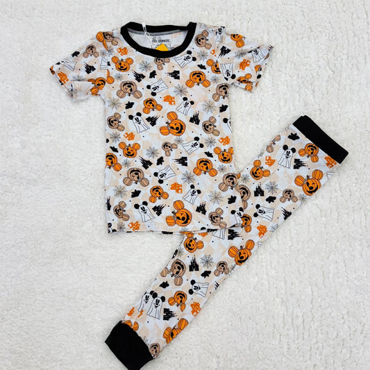 Halloween Mouse Short Sleeve Bamboo Set