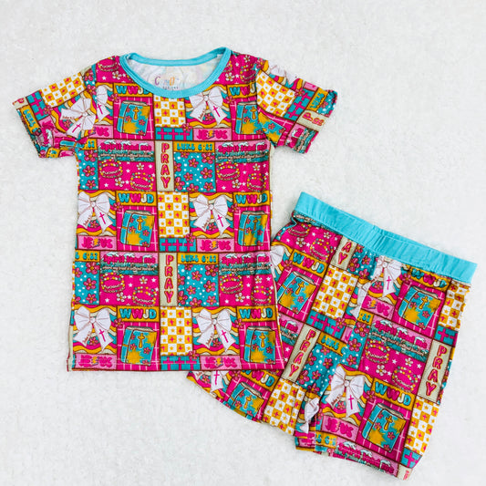 WWJD Bamboo Short Set