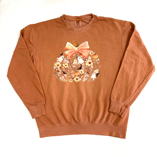 Pumpkin Crew Neck- Comfort Colors
