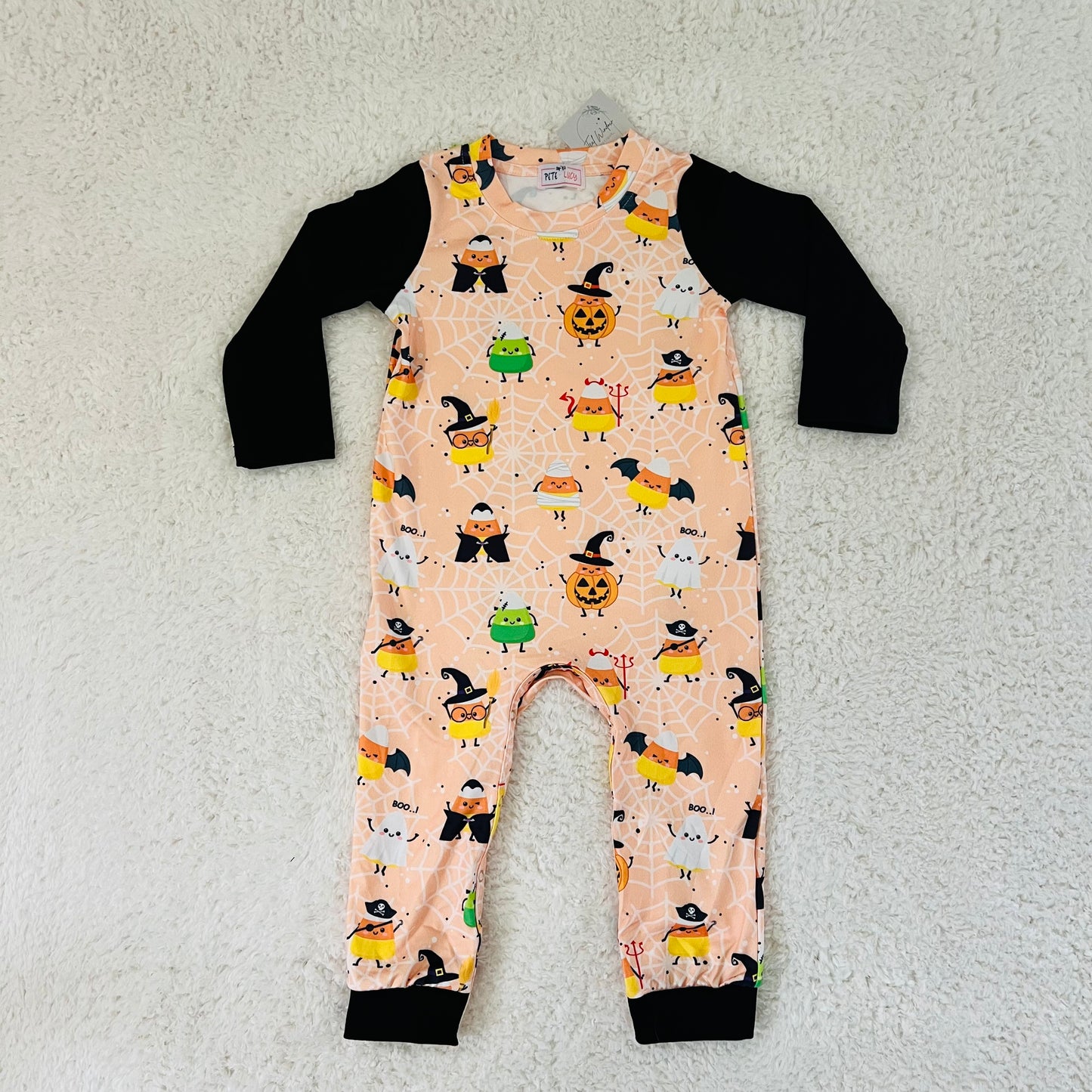 Candy Corn Costumes Romper