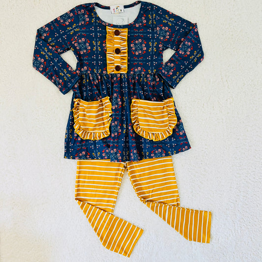 Navy & Mustard Set