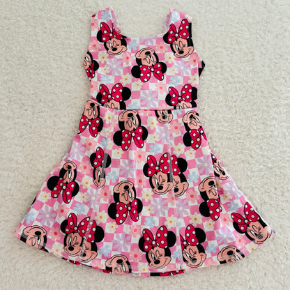 Checkered Mouse Athletic Dress
