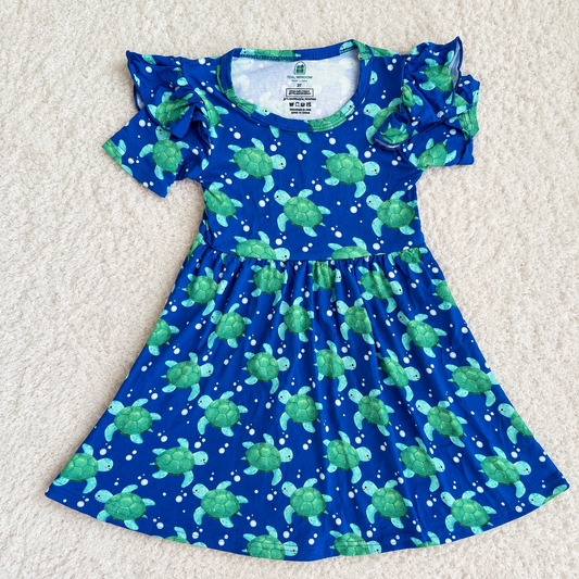 Seas the Day Bamboo Twirl Dress *TWB CUSTOM*