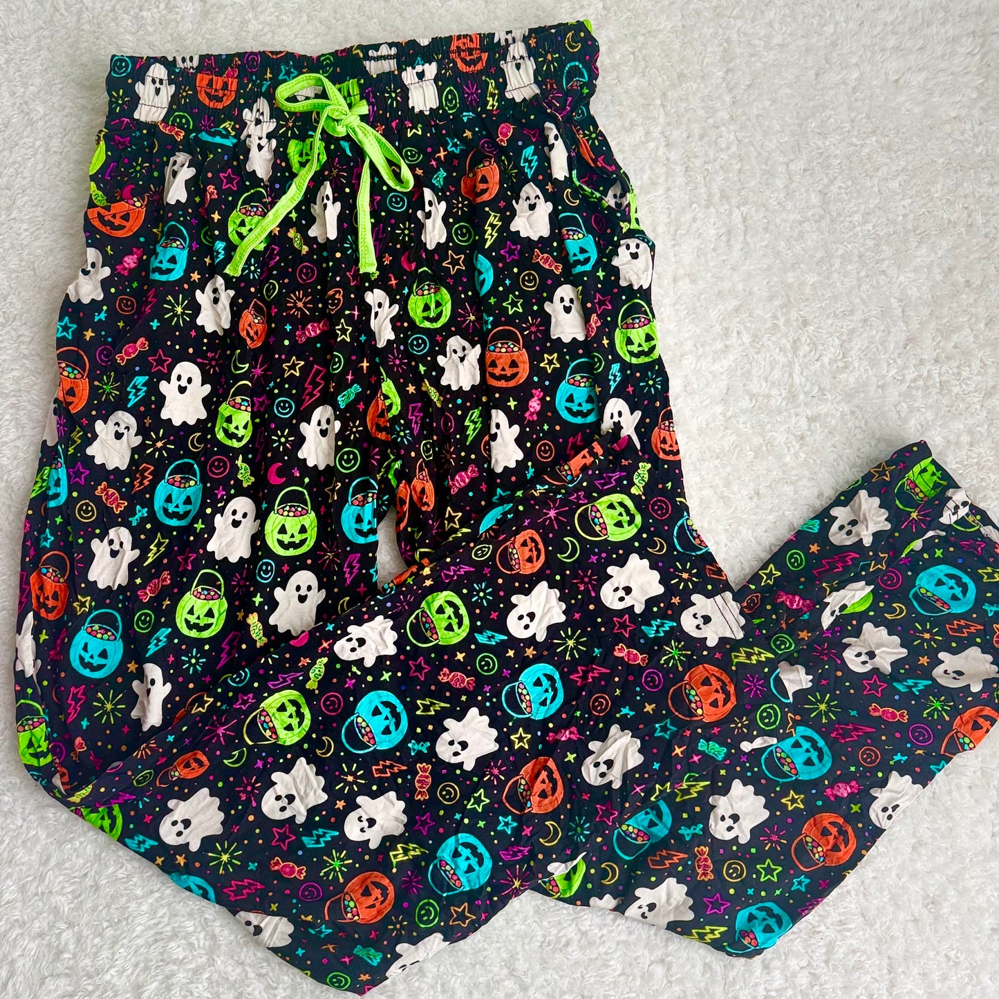 Trick or Teal Adult Bamboo Lounge Pants *TWB CUSTOM*