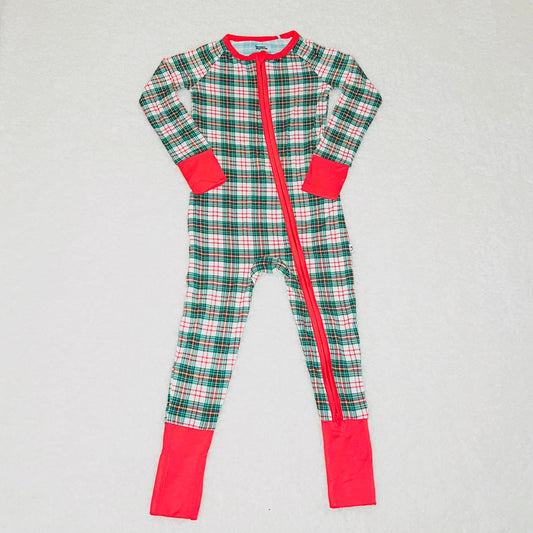 Plaid Christmas Bamboo Zippy