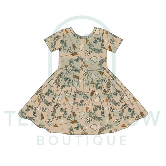 Pre-Order: Bee Mine KIDS Twirl Dress *TWB CUSTOM*