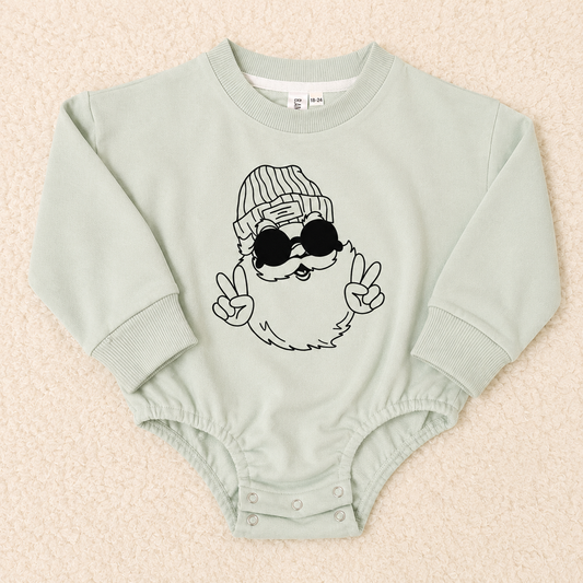 Sage Santa Peace Sweatshirt Bubble